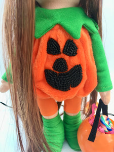 Winnie Pumpkin Doll 12.5"/32cm