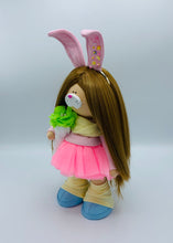 Load image into Gallery viewer, Tinsley 14.5&quot;/36cm Easter Bunny Doll with Removable Ears Headband and Nose
