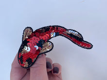 Load image into Gallery viewer, Beaded Red Koi Fish Brooch, 4&quot;/10cm
