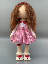 Load image into Gallery viewer, Serena Heart Dress Doll with Red Beaded Removable Headband 20&quot;/51cm
