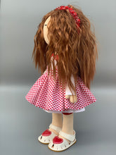 Load image into Gallery viewer, Serena Heart Dress Doll with Red Beaded Removable Headband 20&quot;/51cm
