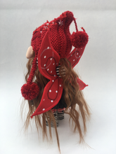 Load image into Gallery viewer, Rory Girl Elf Doll with Wings in Red 12.5&quot;/32cm
