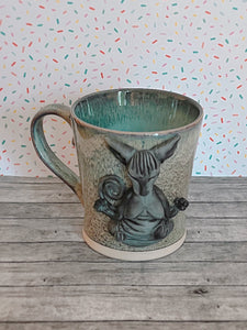 Handmade Polymer Clay 3D Sphynx Cat Mug